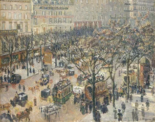Boulevard des Italiens、朝、日光、1897